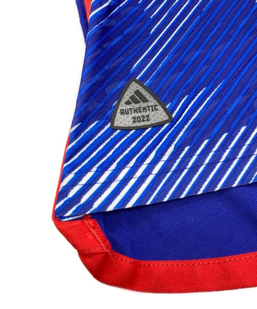 adidas（アディダス）adidas (アディダス) サッカー日本代表 2022 ホーム オーセンティック ユニフォーム/アディダス/HF1851 ブルー サイズ:Ｌの古着・服飾アイテム