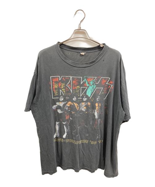 CRONIES（クロウニーズ）CRONIES (クロウニーズ) プリントTシャツ/クロウニーズ/USA製 KISS ブラック サイズ:XLの古着・服飾アイテム
