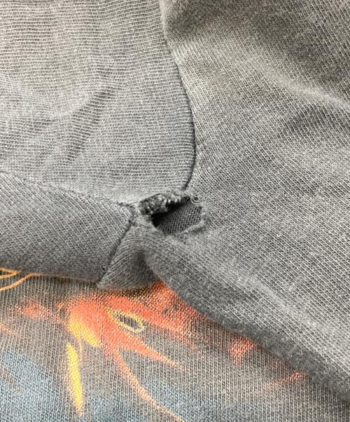 HARLEY-DAVIDSON（ハーレーダビッドソン）HARLEY-DAVIDSON (ハーレーダビッドソン) Hanes (ヘインズ) プリントTシャツ/ハーレーダビッドソン/ヘインズ/USA製 グレー サイズ:Ｌの古着・服飾アイテム