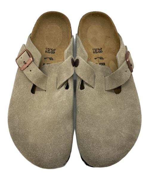 BIRKENSTOCK（ビルケンシュトック）BIRKENSTOCK (ビルケンシュトック) Boston/ビルケンシュトック/SBA55210 ベージュ サイズ:24.5cmの古着・服飾アイテム