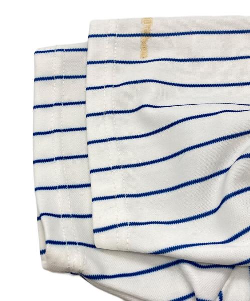Wilson（ウィルソン）Wilson (ウィルソン) ゲームシャツ/ウィルソン/USA製 ホワイト×ブルー サイズ:Ｌの古着・服飾アイテム