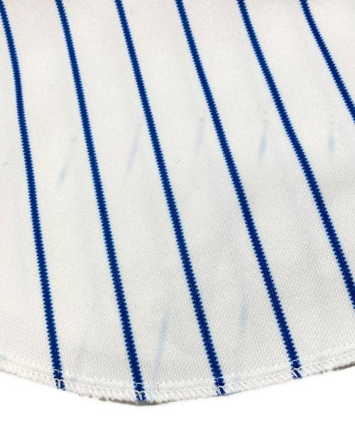 Wilson（ウィルソン）Wilson (ウィルソン) ゲームシャツ/ウィルソン/USA製 ホワイト×ブルー サイズ:Ｌの古着・服飾アイテム