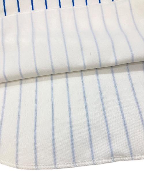 Wilson（ウィルソン）Wilson (ウィルソン) ゲームシャツ/ウィルソン/USA製 ホワイト×ブルー サイズ:Ｌの古着・服飾アイテム