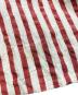 中古・古着 VISVIM (ビズビム) WEBER SHIRT S/S STRIPES/ビズビム/0122105011020/22SS ホワイト×レッド サイズ:3：18000円