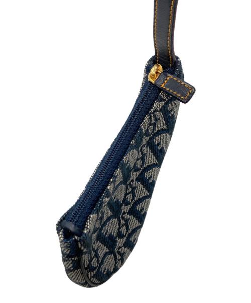 Christian Dior（クリスチャン ディオール）Christian Dior (クリスチャン ディオール) トロッターサドルコインケース/クリスチャン ディオール/TR 0022 ネイビーの古着・服飾アイテム