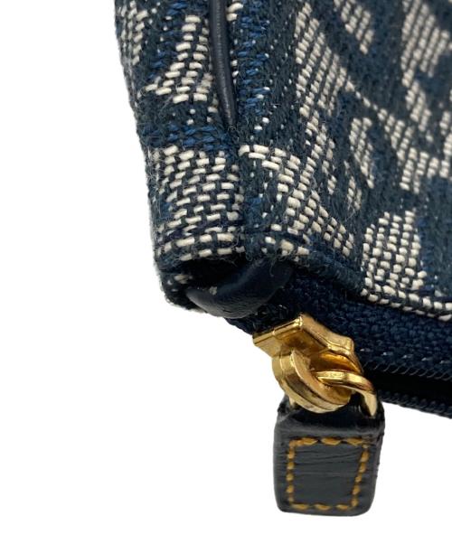 Christian Dior（クリスチャン ディオール）Christian Dior (クリスチャン ディオール) トロッターサドルコインケース/クリスチャン ディオール/TR 0022 ネイビーの古着・服飾アイテム