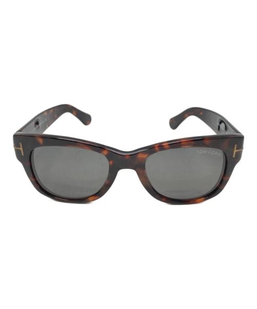 TOM FORD（トムフォード）TOM FORD (トムフォード) CARYサングラス/トムフォード/TF58-182 ブラック×ブラウン サイズ:SIZE 不明の古着・服飾アイテム