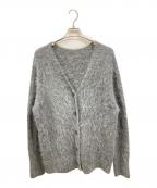 FRAMeWORKフレームワーク）の古着「アルパカ MIX FUR 2way カーディガン/フレームワーク/23080220207030」｜グレー