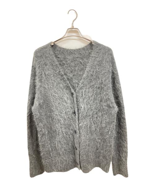 FRAMeWORK（フレームワーク）FRAMeWORK (フレームワーク) アルパカ MIX FUR 2way カーディガン/フレームワーク/23080220207030 グレー サイズ:Freeの古着・服飾アイテム