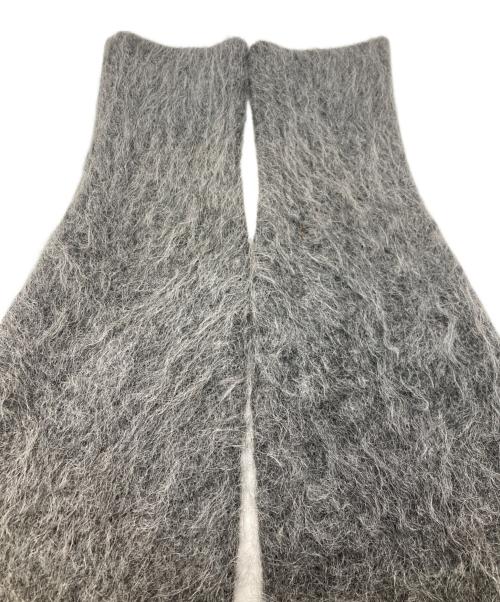 FRAMeWORK（フレームワーク）FRAMeWORK (フレームワーク) アルパカ MIX FUR 2way カーディガン/フレームワーク/23080220207030 グレー サイズ:Freeの古着・服飾アイテム