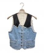 FRAMeWORKフレームワーク）の古着「OUT OF FRAMeドッキングミニベスト/フレームワーク/24011220307020」｜インディゴ