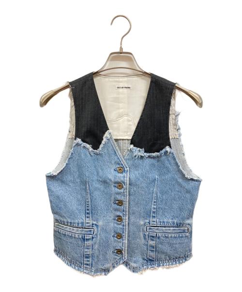 FRAMeWORK（フレームワーク）FRAMeWORK (フレームワーク) OUT OF FRAMeドッキングミニベスト/フレームワーク/24011220307020 インディゴ サイズ:Freeの古着・服飾アイテム