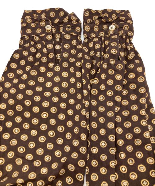 45R（フォーティファイブ・アール）45R (フォーティファイブ・アール) シガードットプリントのドレスワンピース/フォーティファイブ・アール/70350291/23SS ブラウン サイズ:Freeの古着・服飾アイテム