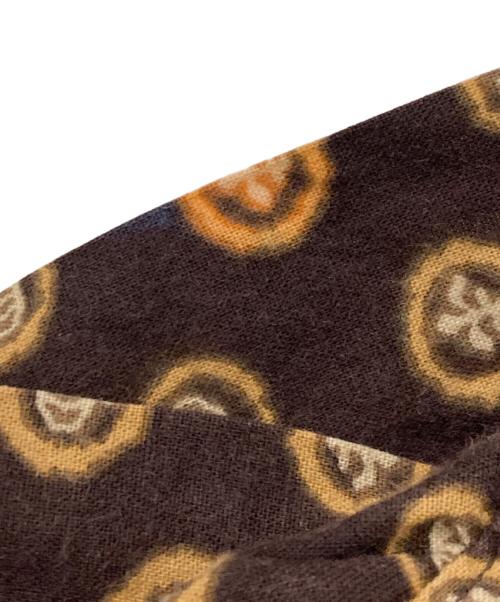 45R（フォーティファイブ・アール）45R (フォーティファイブ・アール) シガードットプリントのドレスワンピース/フォーティファイブ・アール/70350291/23SS ブラウン サイズ:Freeの古着・服飾アイテム