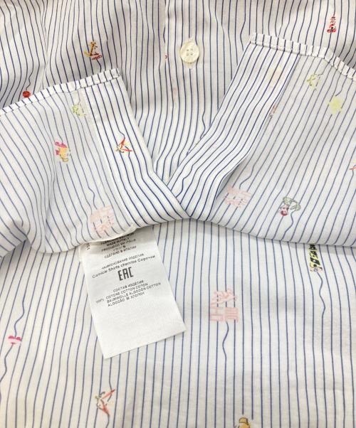 ETRO（エトロ）ETRO (エトロ) ストライプシャツ/エトロ/222-11451-3151 ブルー×ホワイト サイズ:41の古着・服飾アイテム