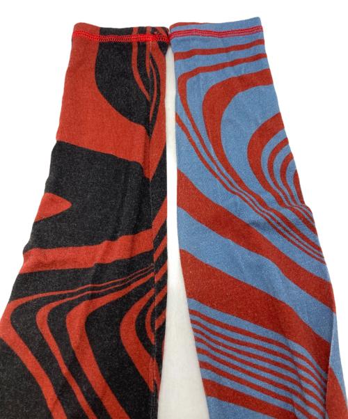 Jaded London（ジェイデッドロンドン）jaded london (ジェイデッドロンドン) 総柄カットソー レッド サイズ:UK4の古着・服飾アイテム