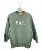 FATエフエーティー）の古着「スウェット/エフエーティー/F32420-SW01-AB」｜グリーン