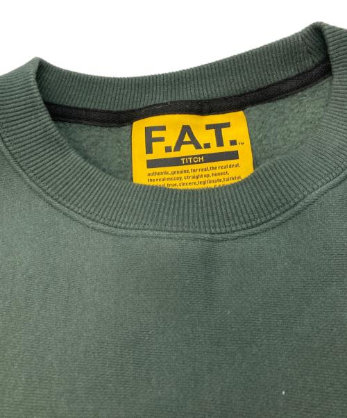 FAT（エフエーティー）FAT (エフエーティー) スウェット/エフエーティー/F32420-SW01-AB グリーン サイズ:Ｍの古着・服飾アイテム