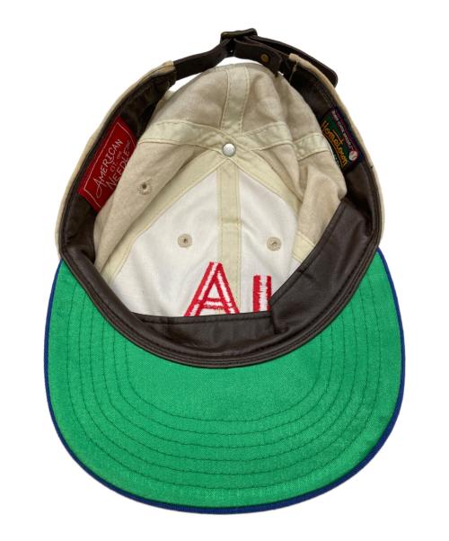 american needl（アメリカンニードル）american needl (アメリカンニードル) Linen-Cotton Baseball Cap LA/アメリカンニードル ベージュの古着・服飾アイテム
