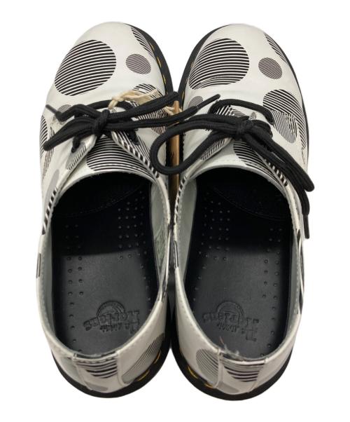 Dr.Martens（ドクターマーチン）Dr.Martens (ドクターマーチン) 3ホールシューズ/ドクターマーチン ホワイト×ブラック サイズ:UK6の古着・服飾アイテム