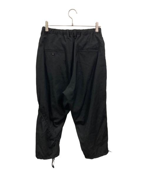 B Yohji Yamamoto（ビーヨウジヤマモト）B Yohji Yamamoto (ビーヨウジヤマモト) ドロストパンツ/ビーヨウジヤマモト/NK-P55-100/17AW ブラック サイズ:1の古着・服飾アイテム