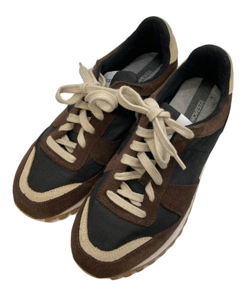 NOVESTA（ノベスタ）NOVESTA (ノベスタ) MARATHONローカットスニーカー ブラウン サイズ:SIZE　36の古着・服飾アイテム