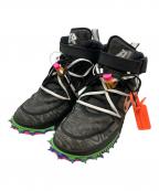 NIKE×OFFWHITEナイキ×オフホワイト）の古着「ハイカットスニーカー/ナイキ/オフホワイト/DO6290-001/AIR FORCE1 MID SP」｜ブラック