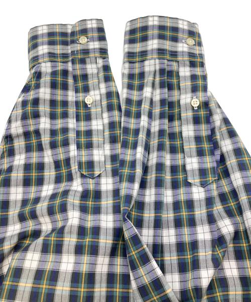 POLO RALPH LAUREN（ポロ・ラルフローレン）POLO RALPH LAUREN (ポロ・ラルフローレン) THE BIG SHIRT/ポロ・ラルフローレン/710916613001 グリーン×ホワイト サイズ:Ｍの古着・服飾アイテム