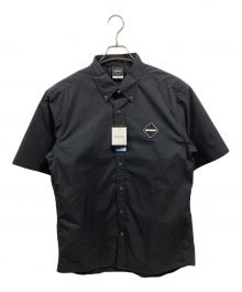 F.C.R.B.（エフシーレアルブリストル）の古着「20SS COOLMAX EMBLEM B.D S/S SHIRT/エフシーレアルブリストル/FCRB-200076」｜ブラック