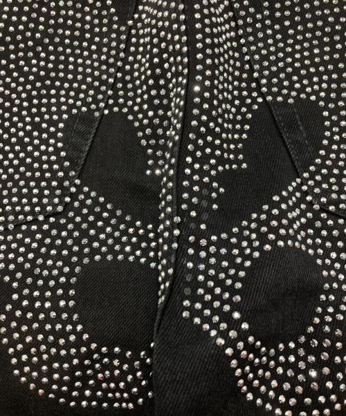 mnml（ミニマル）MNML (ミニマル) skeleton straight denim pants/ミニマル ブラック サイズ:29の古着・服飾アイテム