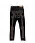 MNML (ミニマル) skeleton straight denim pants/ミニマル ブラック サイズ:29：5000円