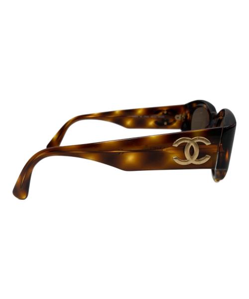 CHANEL（シャネル）CHANEL (シャネル) ココマークデザインサングラス ブラウンの古着・服飾アイテム