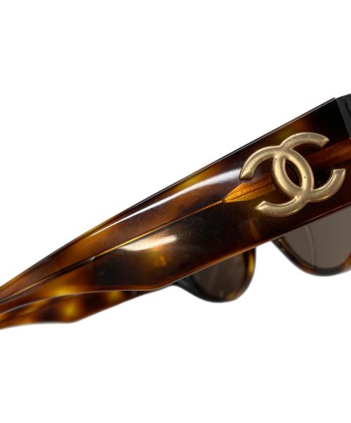 CHANEL（シャネル）CHANEL (シャネル) ココマークデザインサングラス ブラウンの古着・服飾アイテム