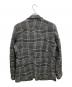ISSEY MIYAKE MEN (イッセイミヤケメン) 変形チェックテーラードジャケット/イッセイミヤケメン/ME23FD115 グレー サイズ:3：22000円