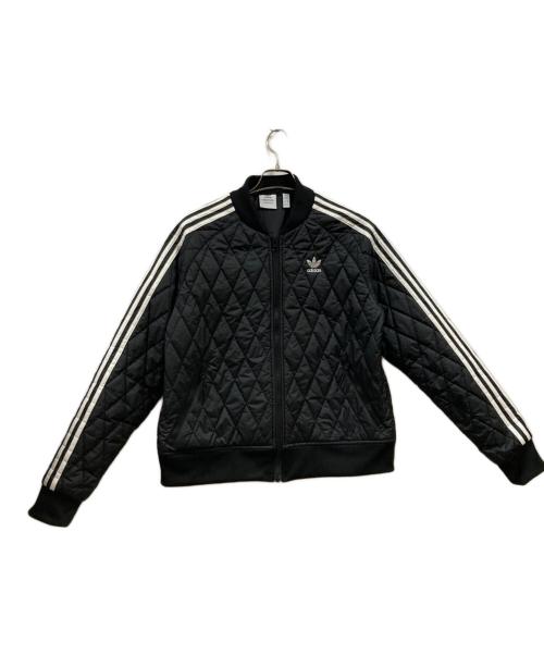 adidas（アディダス）adidas (アディダス) キルティングトラックジャケット ブラック サイズ:Mの古着・服飾アイテム