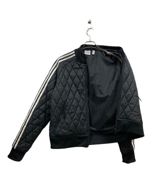 adidas（アディダス）adidas (アディダス) キルティングトラックジャケット ブラック サイズ:Mの古着・服飾アイテム
