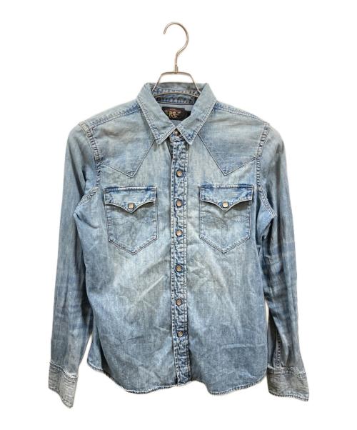 RRL（ダブルアールエル）RRL (ダブルアールエル) デニムウエスタンシャツ/ダブルアールエル インディゴ サイズ:2の古着・服飾アイテム