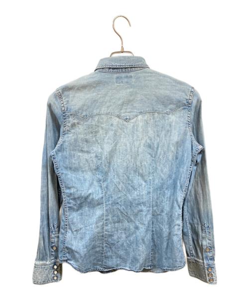 RRL（ダブルアールエル）RRL (ダブルアールエル) デニムウエスタンシャツ/ダブルアールエル インディゴ サイズ:2の古着・服飾アイテム