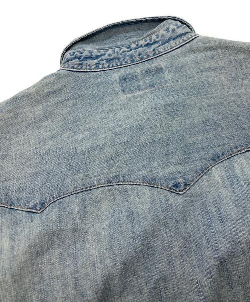 RRL（ダブルアールエル）RRL (ダブルアールエル) デニムウエスタンシャツ/ダブルアールエル インディゴ サイズ:2の古着・服飾アイテム