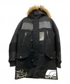 THE NORTH FACE×COMME des GARCONS JUNYA WATANABE MANザ ノース フェイス×コム デ ギャルソン ジュンヤ ワタナベ マン）の古着「ウールツイルフラノDAFFLEBAG リメイク」｜ブラック