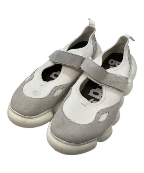 MIKIO SAKABE grounds（ミキオサカベ グラウンズ）MIKIO SAKABE grounds (ミキオサカベ グラウンズ) メリージェーンスニーカー ホワイト サイズ:27.5cmの古着・服飾アイテム