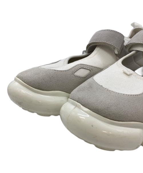 MIKIO SAKABE grounds（ミキオサカベ グラウンズ）MIKIO SAKABE grounds (ミキオサカベ グラウンズ) メリージェーンスニーカー ホワイト サイズ:27.5cmの古着・服飾アイテム