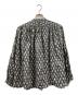 kagure (カグレ) プリントギャザーブラウス グレー サイズ:FREE：5000円