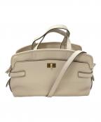 ANYA HINDMARCHアニヤ・ハインドマーチ）の古着「スモールウィルソン2WAYバッグ/アニヤハインドマーチ」｜ホワイト