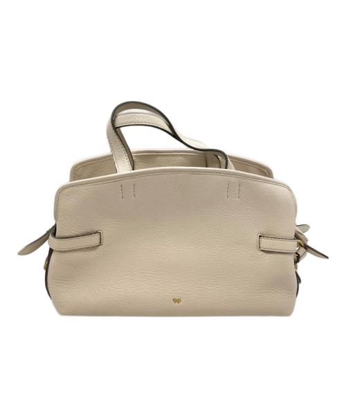 ANYA HINDMARCH（アニヤ・ハインドマーチ）ANYA HINDMARCH (アニヤハインドマーチ) スモールウィルソン2WAYバッグ/アニヤハインドマーチ ホワイトの古着・服飾アイテム