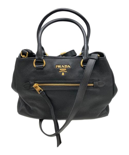 PRADA（プラダ）PRADA (プラダ) 2WAYバッグ/プラダ/1BG044/222 ブラックの古着・服飾アイテム