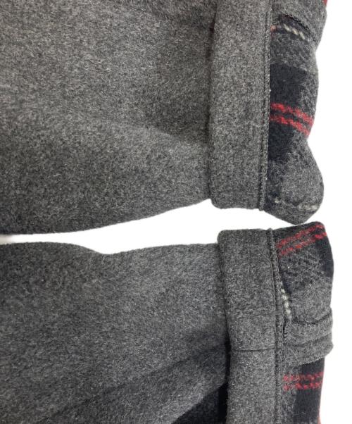 GLOVER ALL（グローバーオール）GLOVER ALL (グローバーオール) フーデットダッフルコート/グローバーオール/英国製 グレー サイズ:表記なしの古着・服飾アイテム