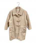 休日と詩キュウジツトウタ）の古着「ウールダッフルコート/キュウジツトウタ/portom19132」｜ベージュ