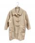 休日と詩（キュウジツトウタ）の古着「ウールダッフルコート/キュウジツトウタ/portom19132」｜ベージュ