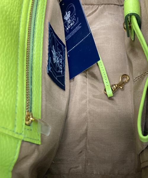 A.D.M.J.（エーディーエムジェイ）A.D.M.J. (エーディーエムジェイ) ハンドバッグ グリーンの古着・服飾アイテム